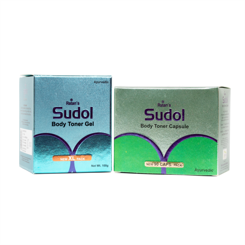 Sudol Ayurvedic Body Toner Gel & Capsule - Combo
