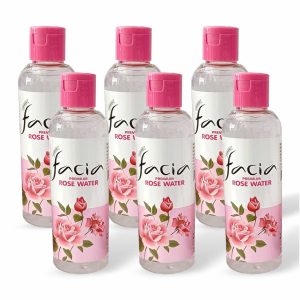 Facia Premium Rose Water 120ml (Pack of 6)