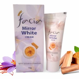 Facia Mirror White Cream 15g (Pack of 2)