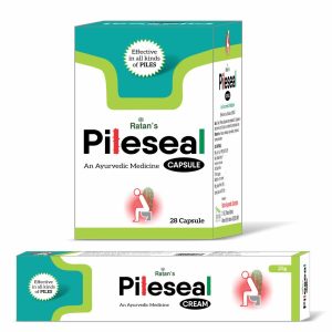 Ratan's Pileseal Capsules & Cream (Combo Pack)
